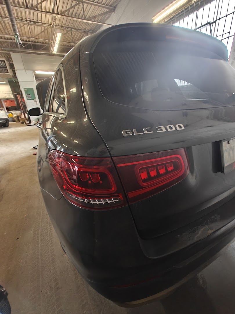 Mercedes GLC 300 in the shop